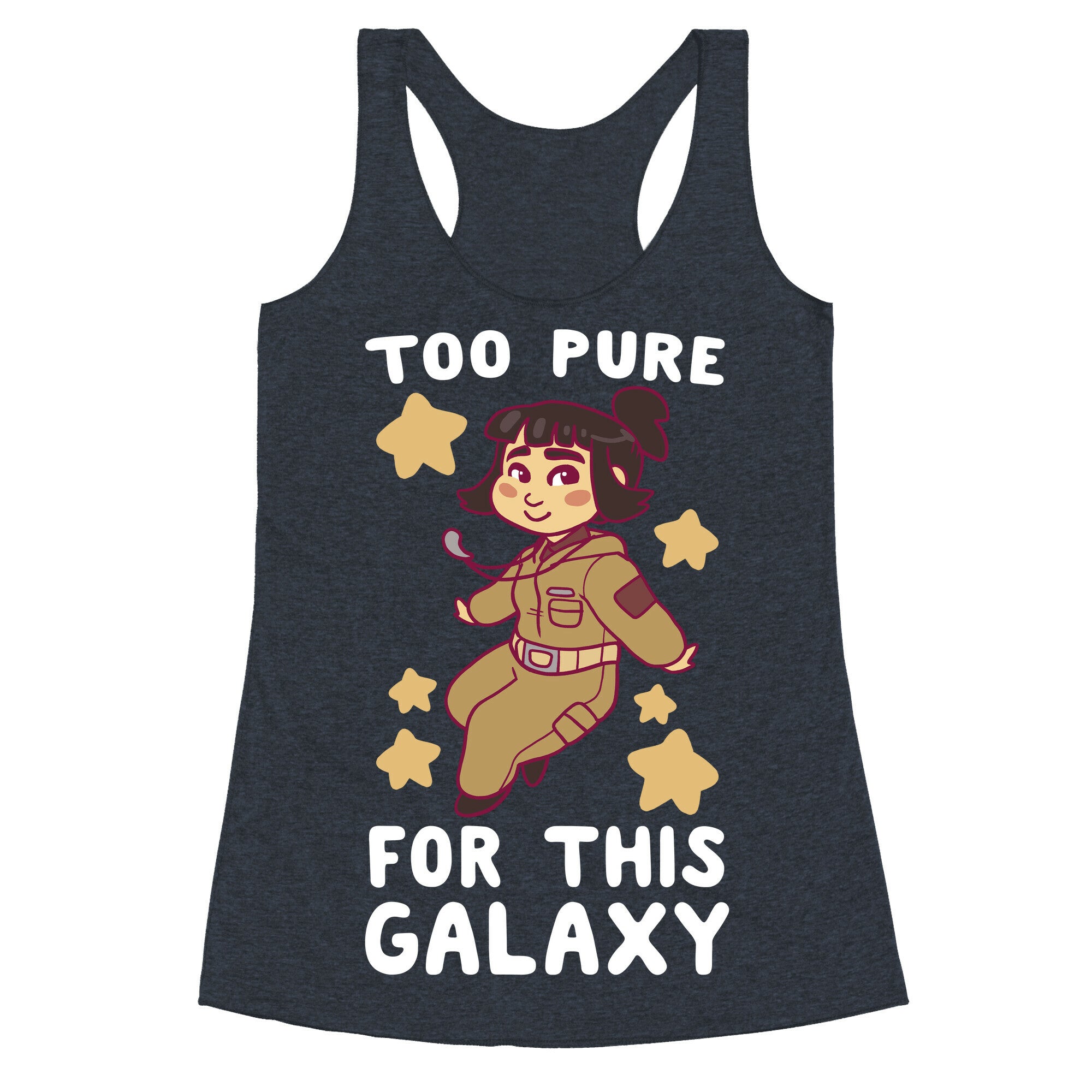 Too Pure For This Galaxy - Rose Tico Racerback Tank